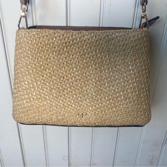 PARFOIS Basket Weave Textured Structured Sling Bag - Picture 2 of 11